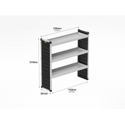 Trade Van Racking - Volkswagen Crafter 2017 on L3H2 - Bronze - Passenger's Side