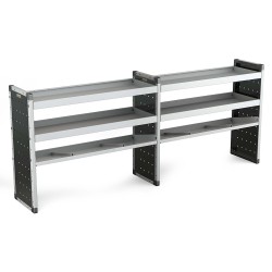 Trade Van Racking - Double Unit with 3 Shelves 1000x2500