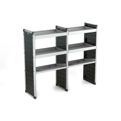 Trade Van Racking - Double Unit with 3 Shelves 1250x1500 Trade Van Racking - Double Unit with 3 Shelves 1250x1500