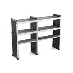 Trade Van Racking - Double Unit with 3 Shelves 1250x1750 Trade Van Racking - Double Unit with 3 Shelves 1250x1750