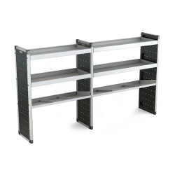 Trade Van Racking - Double Unit with 3 Shelves 1250x2250 Trade Van Racking - Double Unit with 3 Shelves 1250x2250