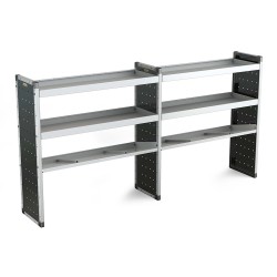 Trade Van Racking - Double Unit with 3 Shelves 1250x2500 Trade Van Racking - Double Unit with 3 Shelves 1250x2500
