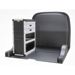 Trade Van Racking - Ford Transit Connect 2014 on L1H1 - Gold - Passenger's Side Trade Van Racking - Ford Transit Connect 2014 on L1H1 - Gold - Passenger's Side