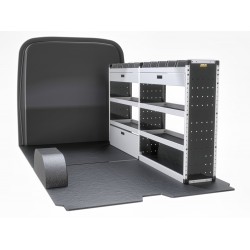 Trade Van Racking - Volkswagen Crafter 2017 on L3H2 - Gold - Driver's Side Trade Van Racking - Volkswagen Crafter 2017 on L3H2 - Gold - Driver's Side