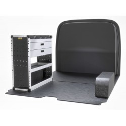 Trade Van Racking - Volkswagen Transporter T6 2015 on L1H1 - Gold - Passenger's Side Trade Van Racking - Volkswagen Transporter T6 2015 on L1H1 - Gold - Passenger's Side