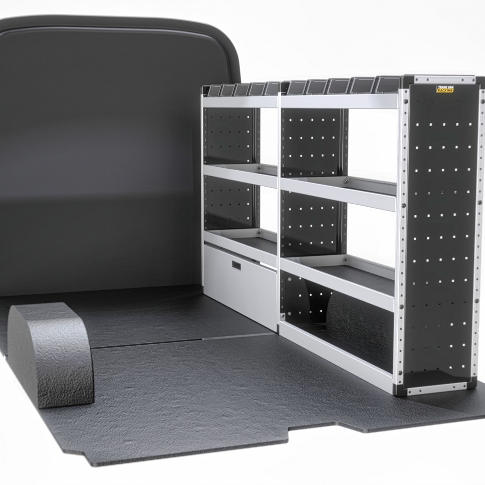 Trade Van Racking - Volkswagen Crafter 2017 on L3H2 - Silver - Driver's ...