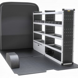 Trade Van Racking - Citroen Relay 2006 on L2H2 - Silver - Driver's Side
