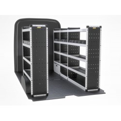 Trade Van Racking - Mercedes Sprinter 2018 on L2H2 - Silver  - Full Kit Trade Van Racking - Mercedes Sprinter 2018 on L2H2 - Silver  - Full Kit
