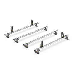 4x ULTI Bar+ Aluminium Roof Bars for Opel Vivaro - VG211-4