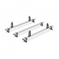 3x ULTI Bar+ Aluminium Roof Bars for VW Transporter T5 - VG263-3