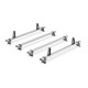 4x ULTI Bar+ Aluminium Roof Bars for VW Crafter - VG336-4