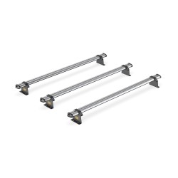 3x ULTI Bar Trade Steel Roof Bars for Vauxhall Movano - SB286-3