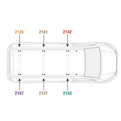 Ford Transit Custom 6 Bar ULTI Rack+ - VGUR-293