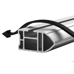 2x ULTI Bar+ Aluminium Roof Bars for Citroen Berlingo - VG96